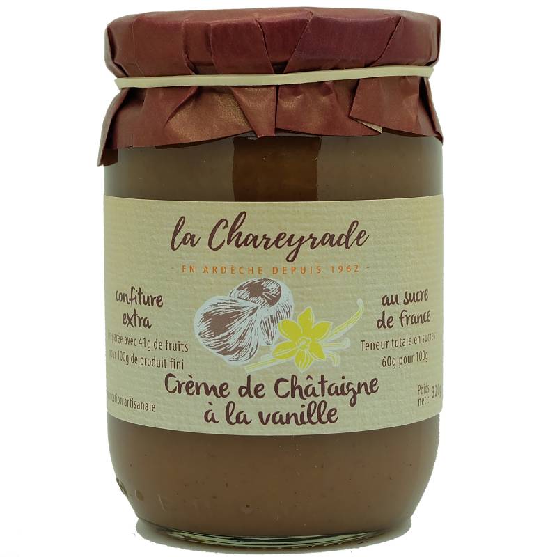 Crème de châtaigne à la vanille la Chareyrade 320g