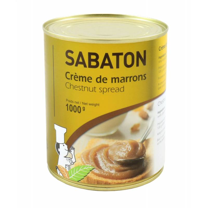 Crème de marrons en boîte SABATON -1kg