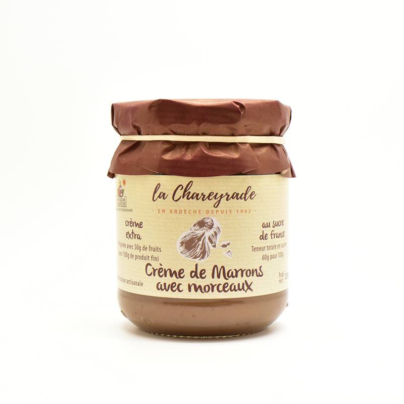 Achat Crème de marrons avec morceaux 250g La Chareyrade