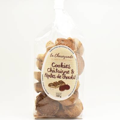 Cookies Châtaigne et chocolat la Chareyrade 160g
