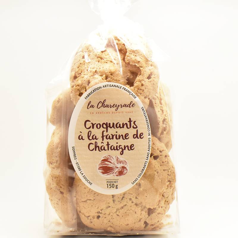 Achat Croquants à la châtaigne la Chareyrade 150g