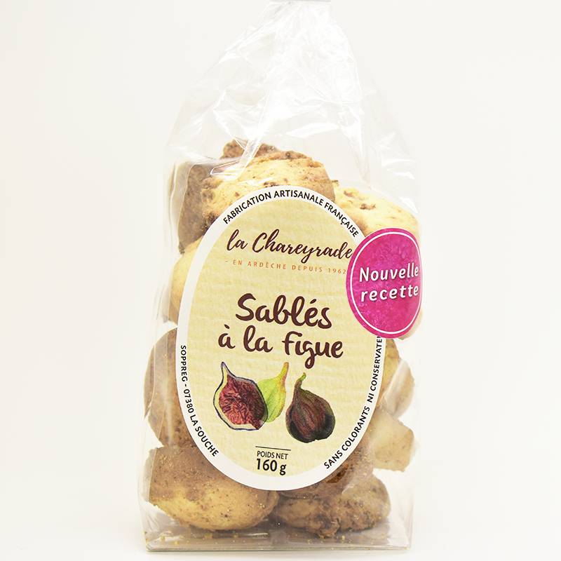 Achat Sablés à la figues 160g - La Chareyrade