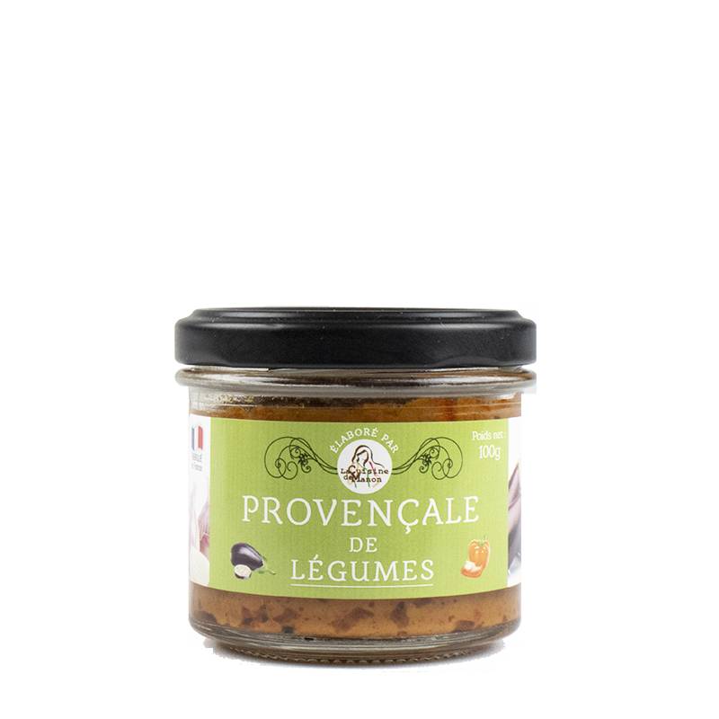 Tartinable "La Cuisine de Manon" - Provençale de légumes 100g Achat Tartinable "La Cuisine de Manon" - Provençale de légumes 100g