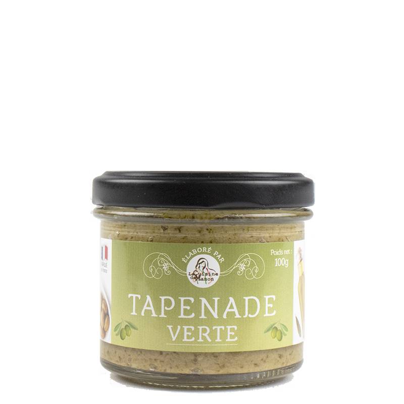 Tartinable "La Cuisine de Manon" - Tapenade verte 100g Achat Tartinable "La Cuisine de Manon" - Tapenade verte 100g