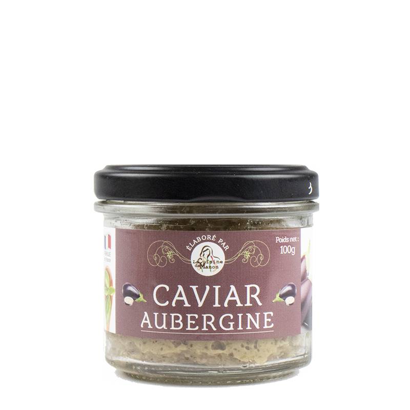 Tartinable "La Cuisine de Manon" - Caviar d'aubergine 100g Achat Tartinable "La Cuisine de Manon" - Caviar d'aubergine 100g