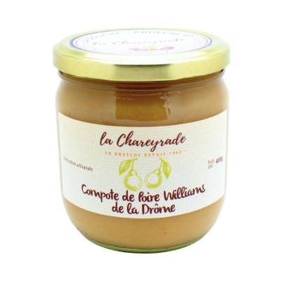 Compote de poire williams 400g La Chareyrade