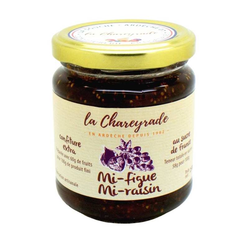 Achat Confiture de figue et raisin 250g La Chareyrade