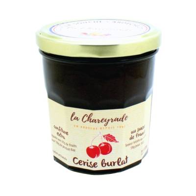 Confiture de cerise burlat 360g La Chareyrade