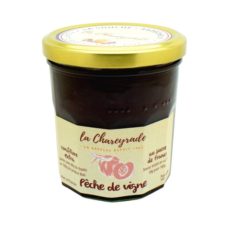 Achat Confiture de pêche de vigne 360g La Chareyrade
