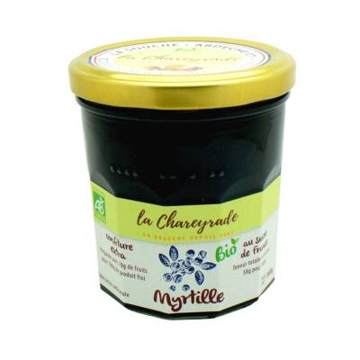 Confiture BIO myrtille La Chareyrade 360g