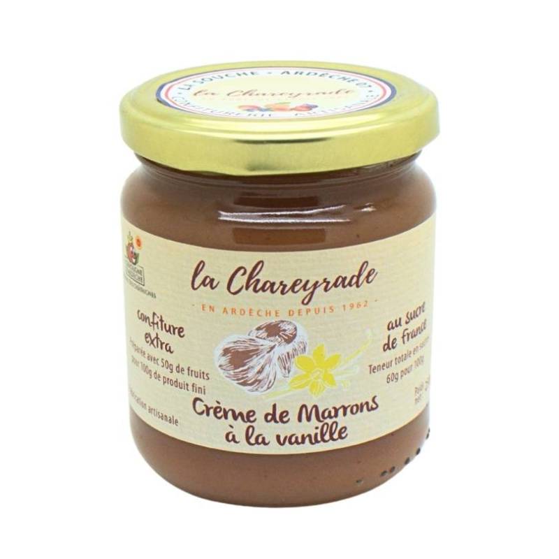 Achat Crème de marrons à la vanille 250g La Chareyrade